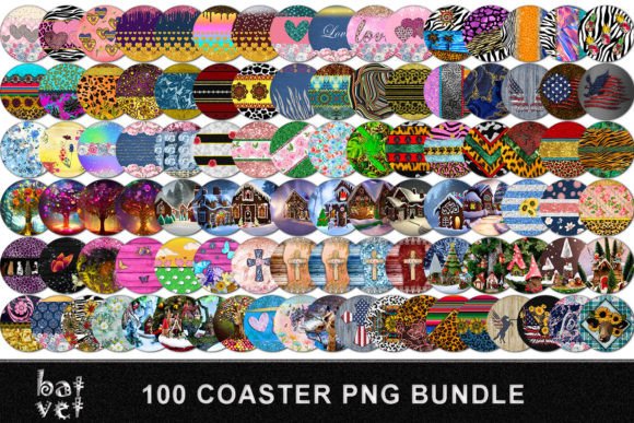 Car Coaster Big Sublimation Bundle for Crafts
