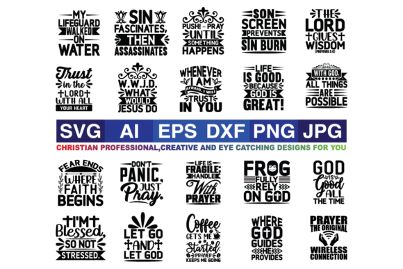 Christian, Jesus Religious SVG Bundle