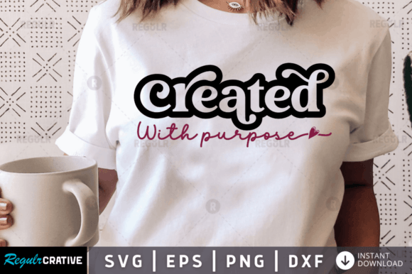 Created with Purpose Christian SVG for Crafts