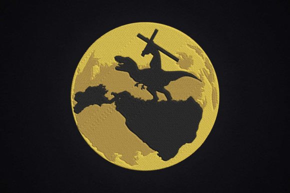 Jesus Riding Dinosaur and Religion Amp