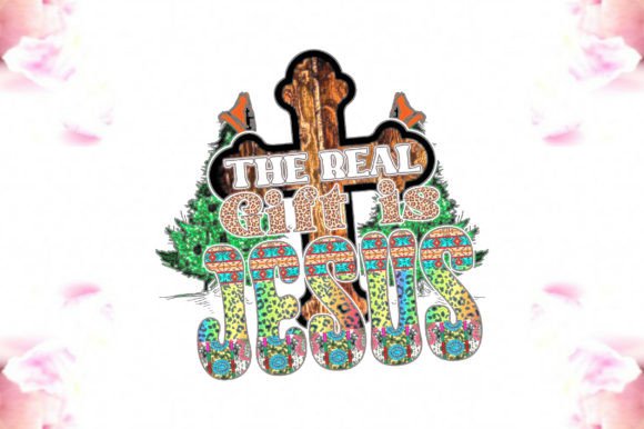 The Real Gift is Jesus Sublimation in Crafts